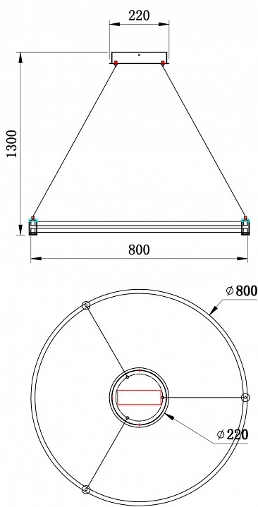 Подвесной светильник Stilfort Tooring 4006/02/01PL - 2