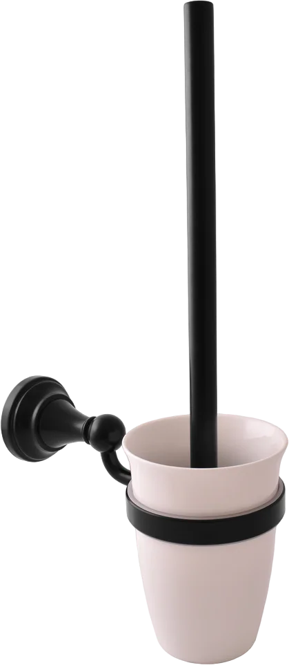 Ершик для унитаза Rav Slezak Morava черный матовый MKA0500CMAT - 0