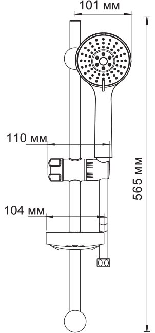 Душевой гарнитур Wasserkraft A005 - 5