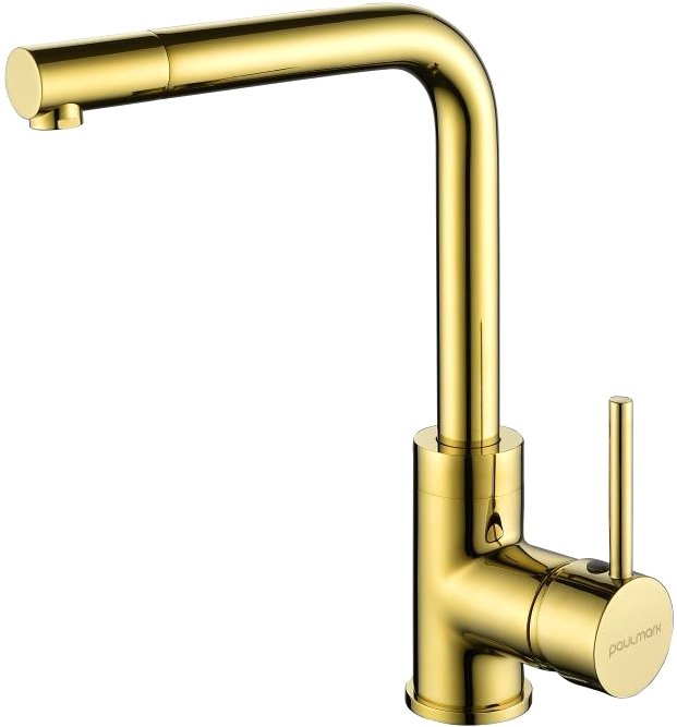 Смеситель Paulmark Honner для кухонной мойки, золото Ho212018-G - 0