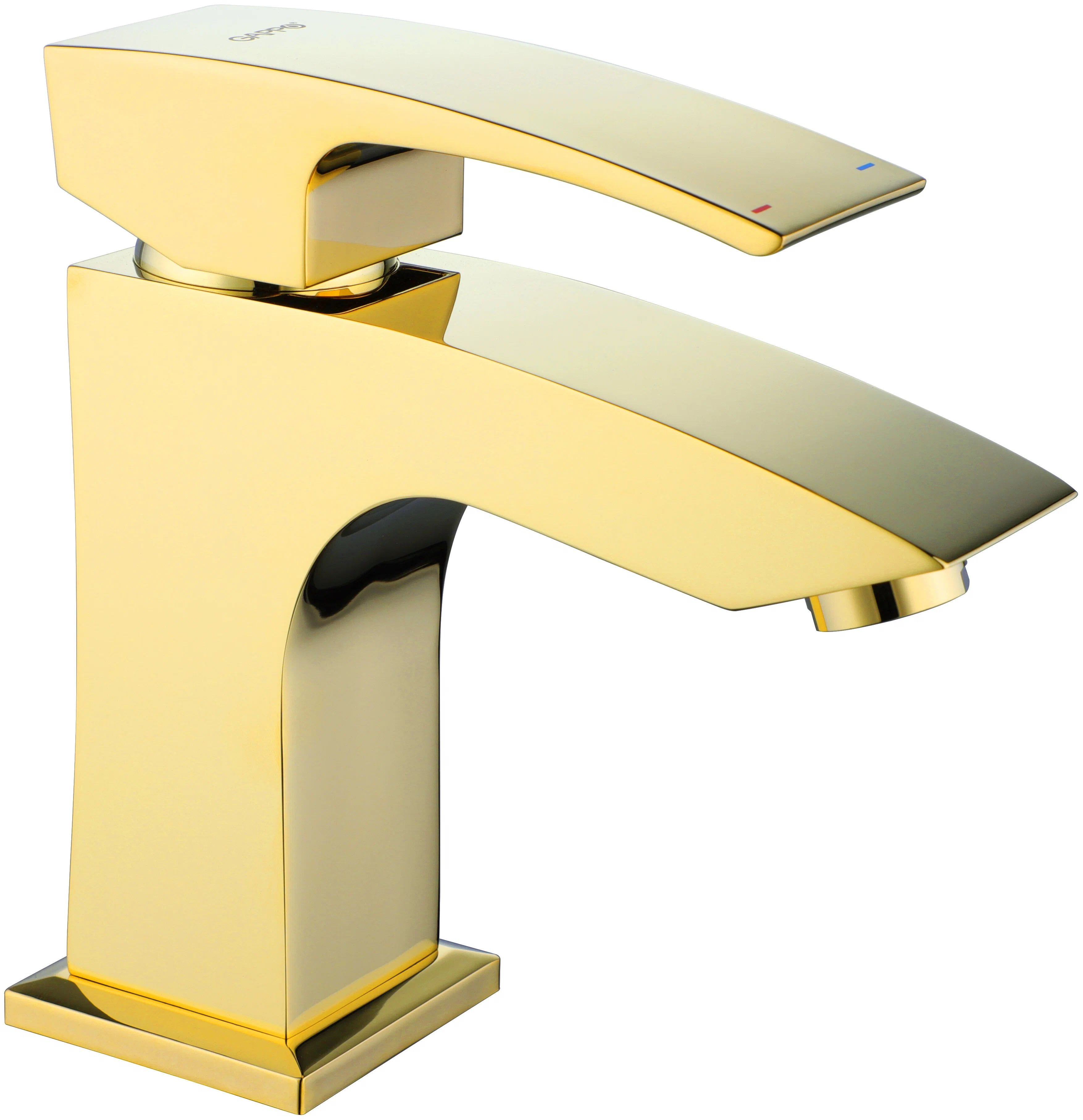 Смеситель для раковины Gappo золото глянцевое G1007-13 - 0