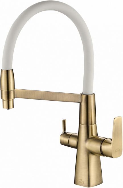 Смеситель Steel Hammer SH 818-8 BRONZE для кухонной мойки - 0