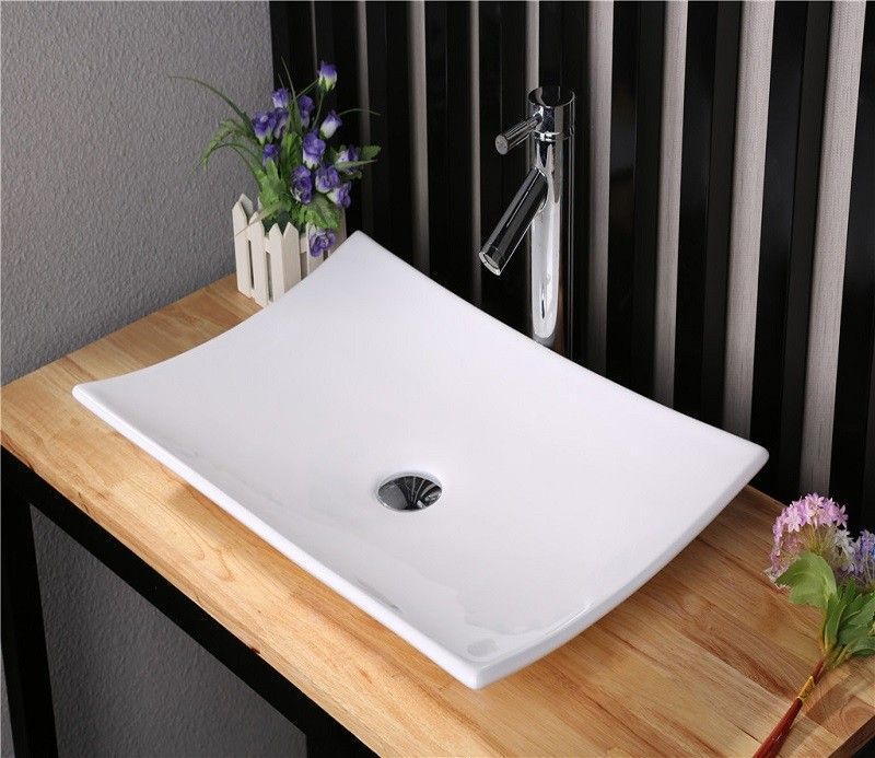 Раковина накладная CeramaLux N 68 см белый  78123В - 7