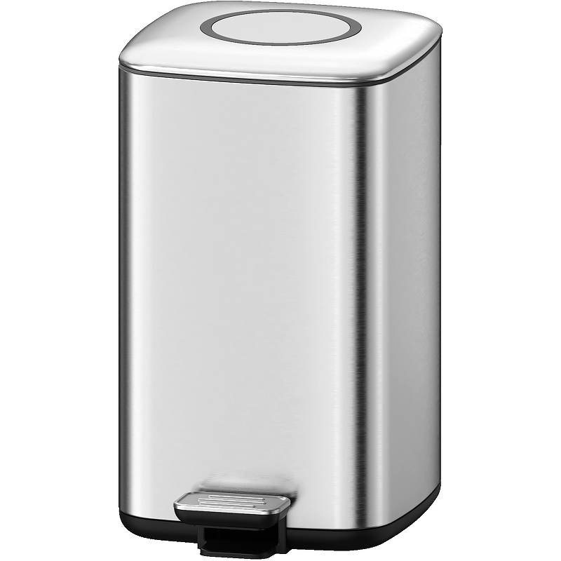 Ведро для мусора WeltWasser WW WALLY MT 12L сталь матовый  10000006133 - 0