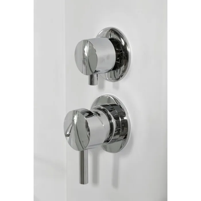 Душевая кабина Deto L 90х90 с электрикой, хром  L609EL - 5