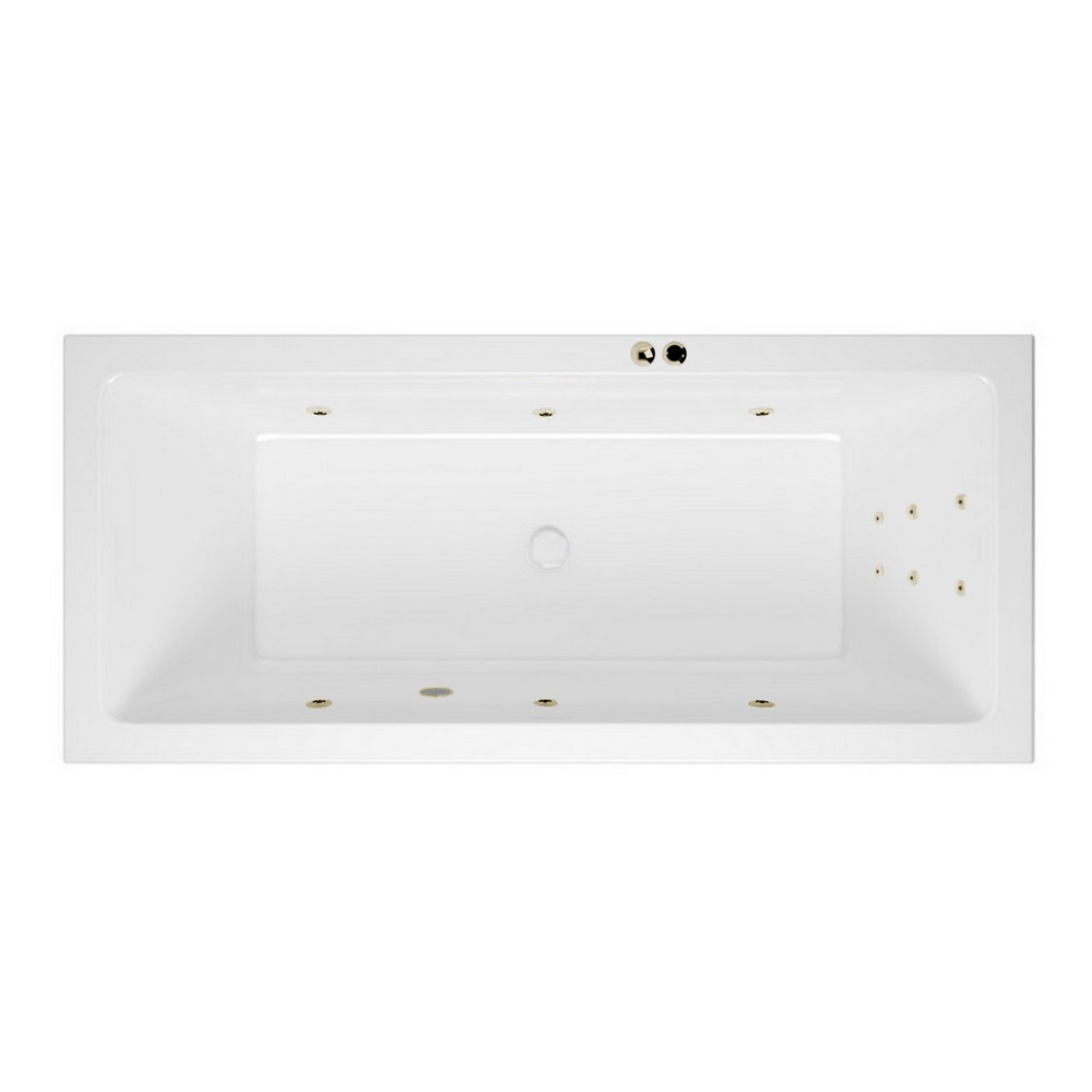 Ванна акриловая Excellent Heaven Slim Line 180х80 с гидромассажем белый - бронза WAEX.HEV18S.LINE.BR - 0