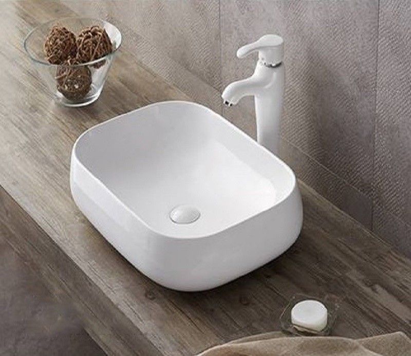 Раковина накладная Ceramalux N 56 белый  9243 - 10