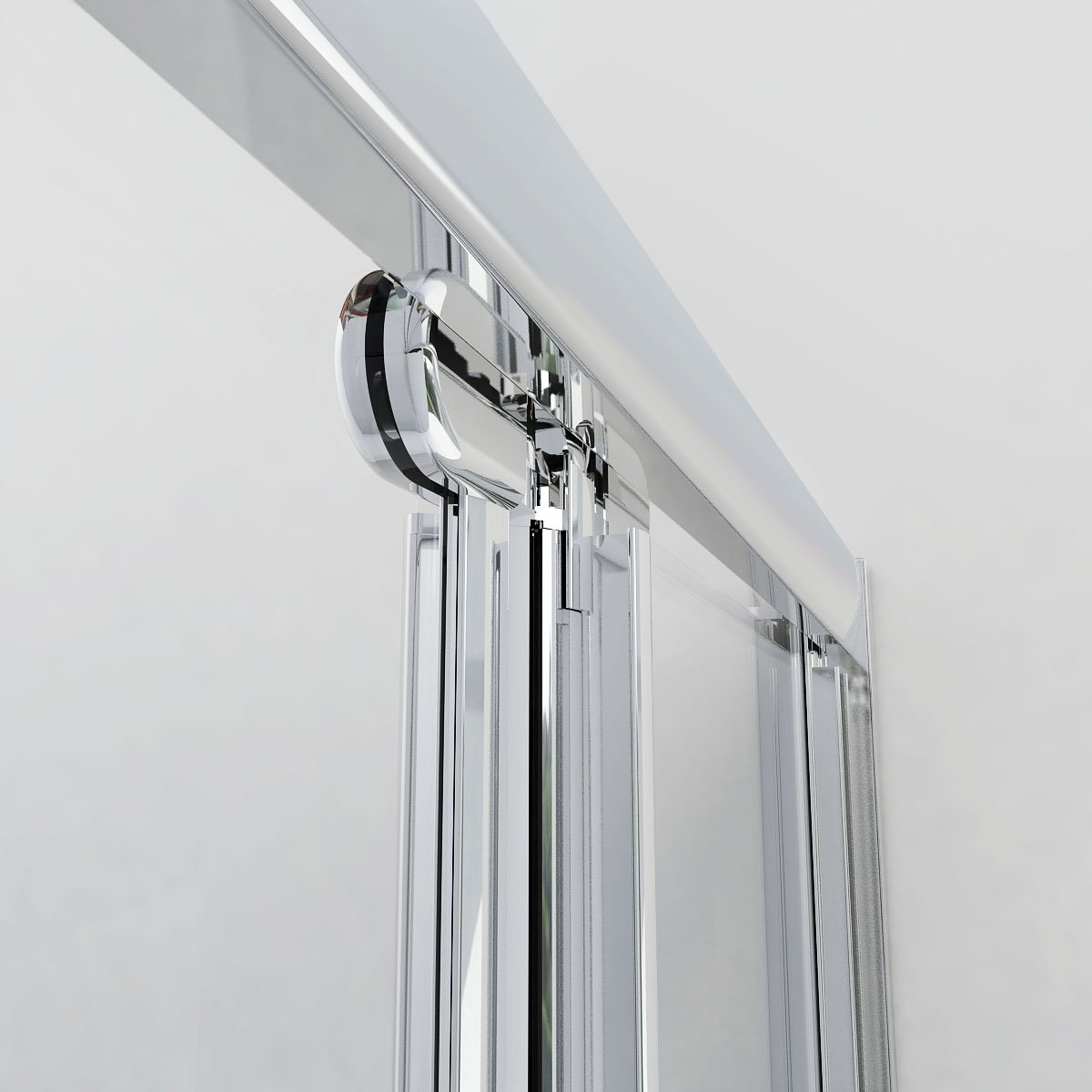 Душевая дверь в нишу Vincea Garda VDB-1G900CL 90 см, профиль хром, стекло прозрачное - 2