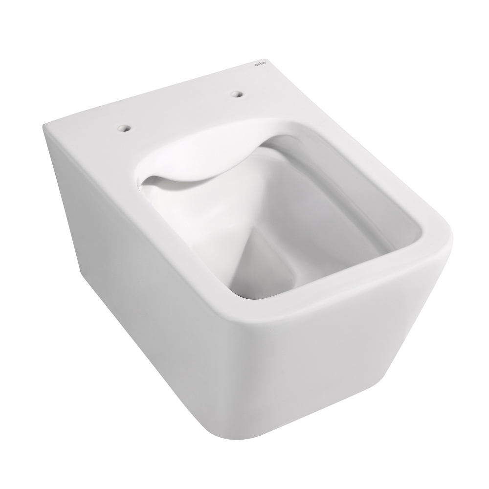 Унитаз ABBER Rechteck AC1201MW подвесной белый матовый, безободковый - 6