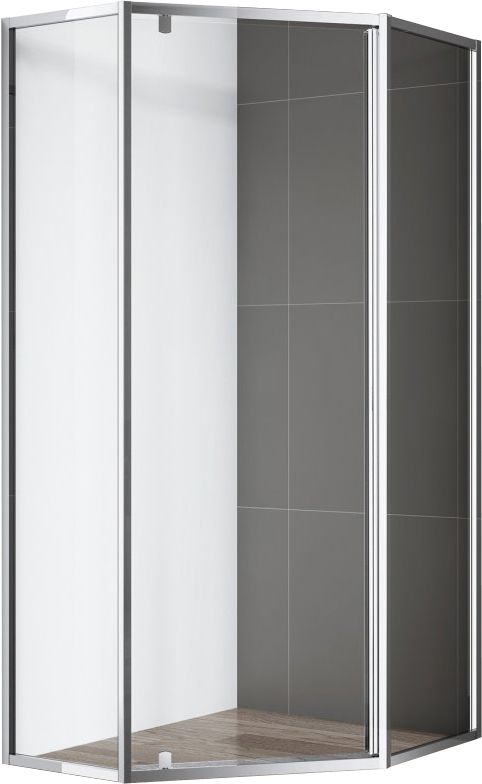 Душевой уголок Cezares Eco хром  ECO-O-P-1-100-C-Cr - 1