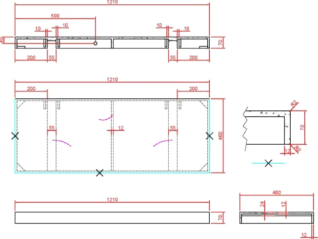 Столешница Armadi Art 120 белый 869-120-CLCT - 4