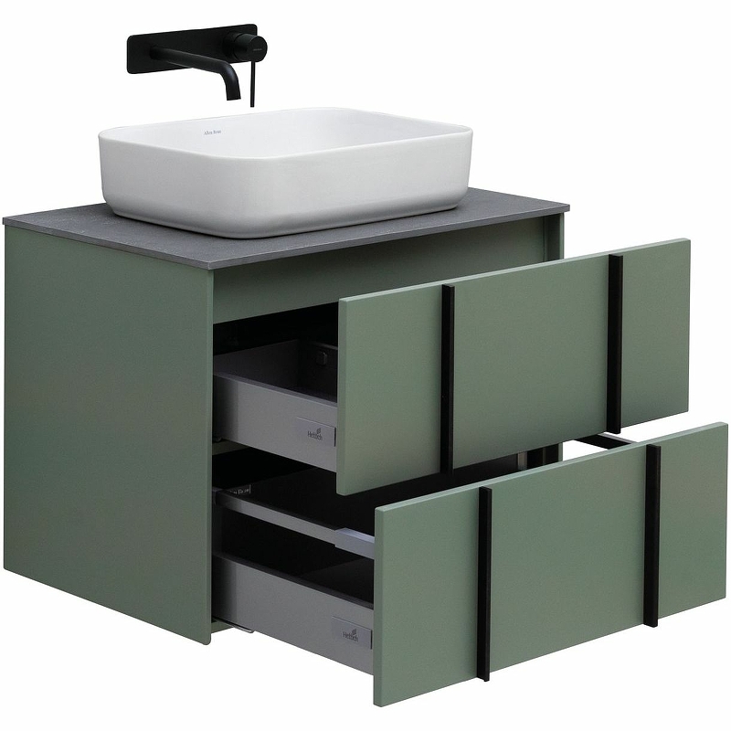 Тумба под раковину Allen Brau Reality 70 серо - зеленый матовый 1.32004.CGM - 3
