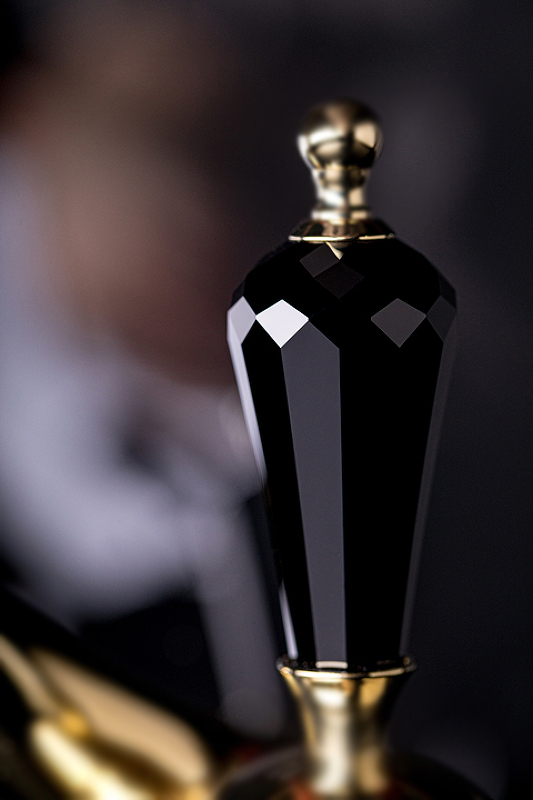 Смеситель для душа Boheme Medici бронза с черным Swarovski 304-BSW - 1