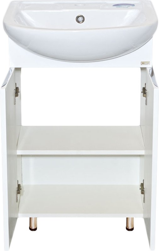 Тумба для комплекта Misty Лаванда 50 белая эмаль, прямая Э-Лав01050-011Пр - 2