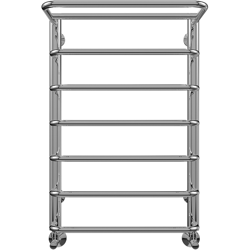 Водяной полотенцесушитель Terminus Полка П7 450х696 с полкой Хром 4670030723154 - 0