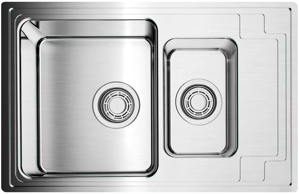 Мойка кухонная Omoikiri Mizu нержавеющая сталь  4973731 - 0