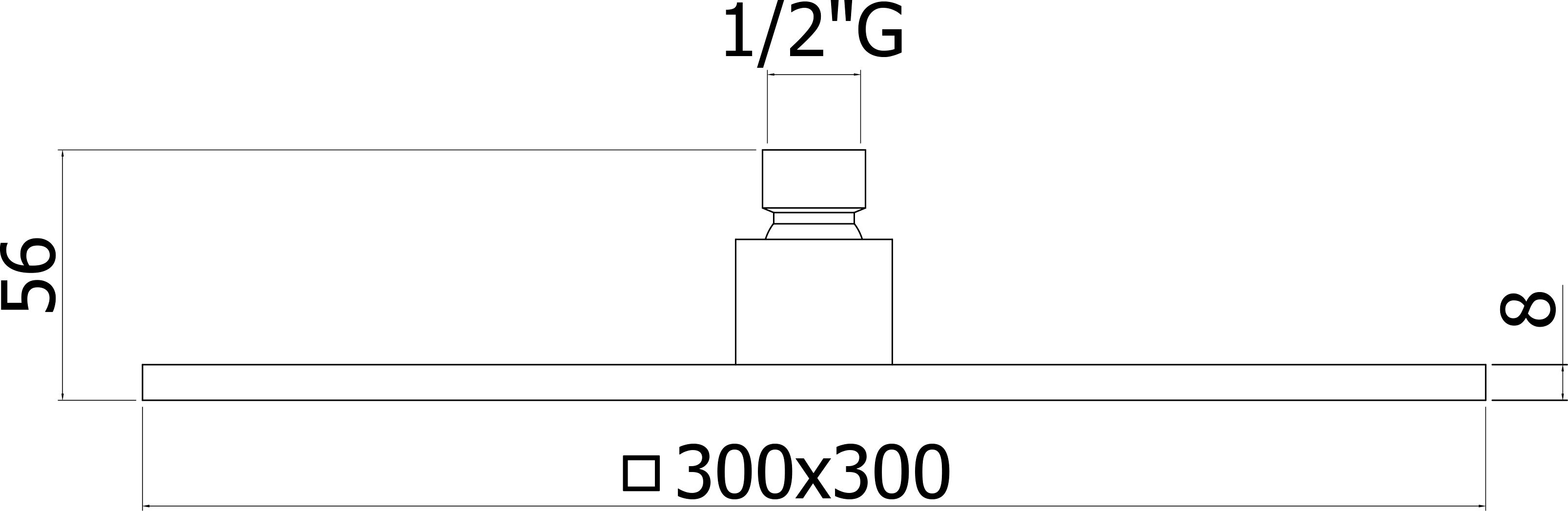 Верхний душ Paffoni Syncro King ZSOF078NO черный - 3