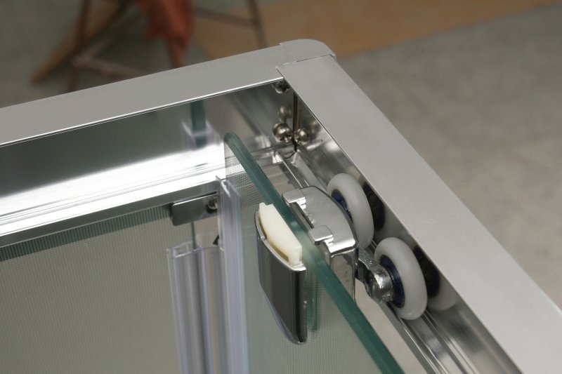 Душевой уголок BelBagno Unique A-2-85/100-C-Cr стекло прозрачное UNIQUE-A-2-85/100-C-Cr - 2