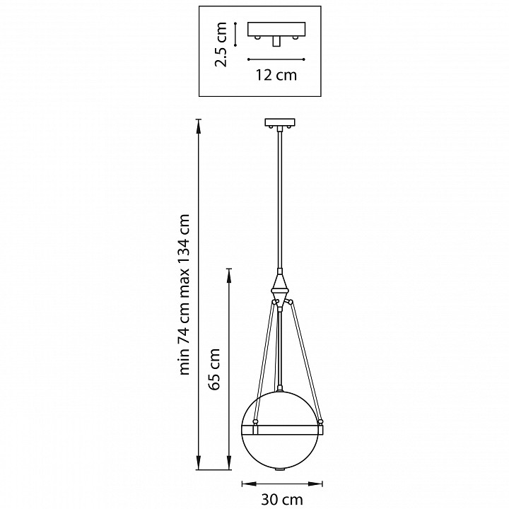 Светильник на штанге Lightstar Modena 816037 - 1