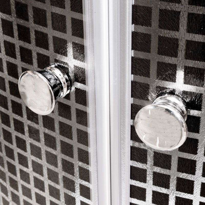 Душевая кабина DETO L810GMBLACK с высоким поддоном, с сиденьем - 3