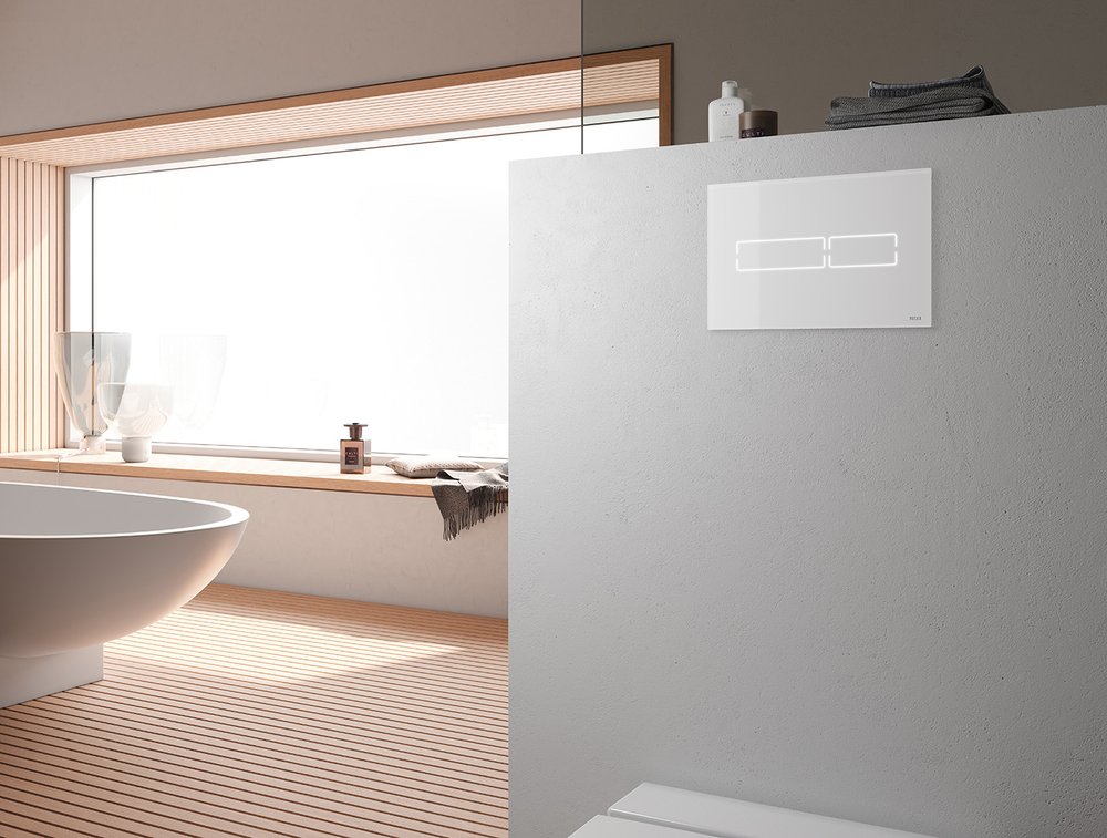 Кнопка смыва TECE Lux Mini 9240960 сенсорная белая - 8