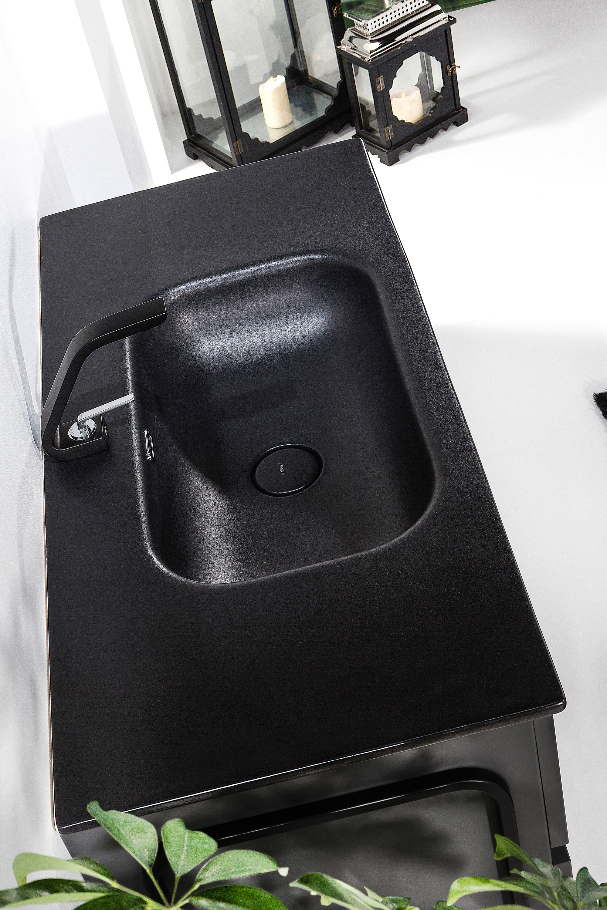 Тумба под раковину Armadi Art Vallessi 100 черный матовый 837-100-A mat - 8