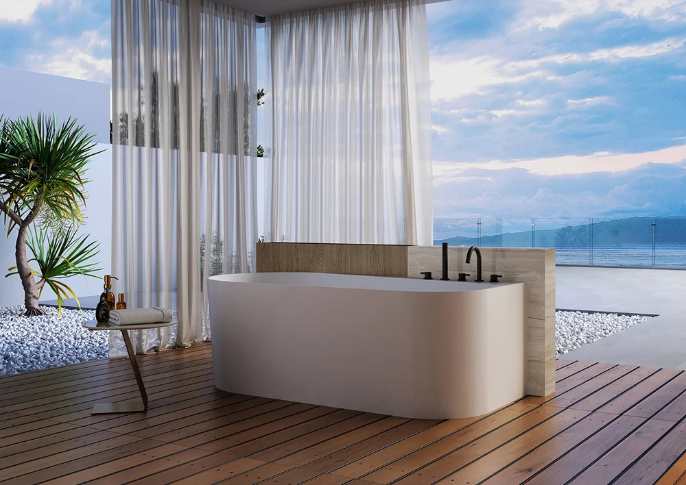 Акриловая ванна ABBER 150х75 белый  AB9496-1.5 R - 2