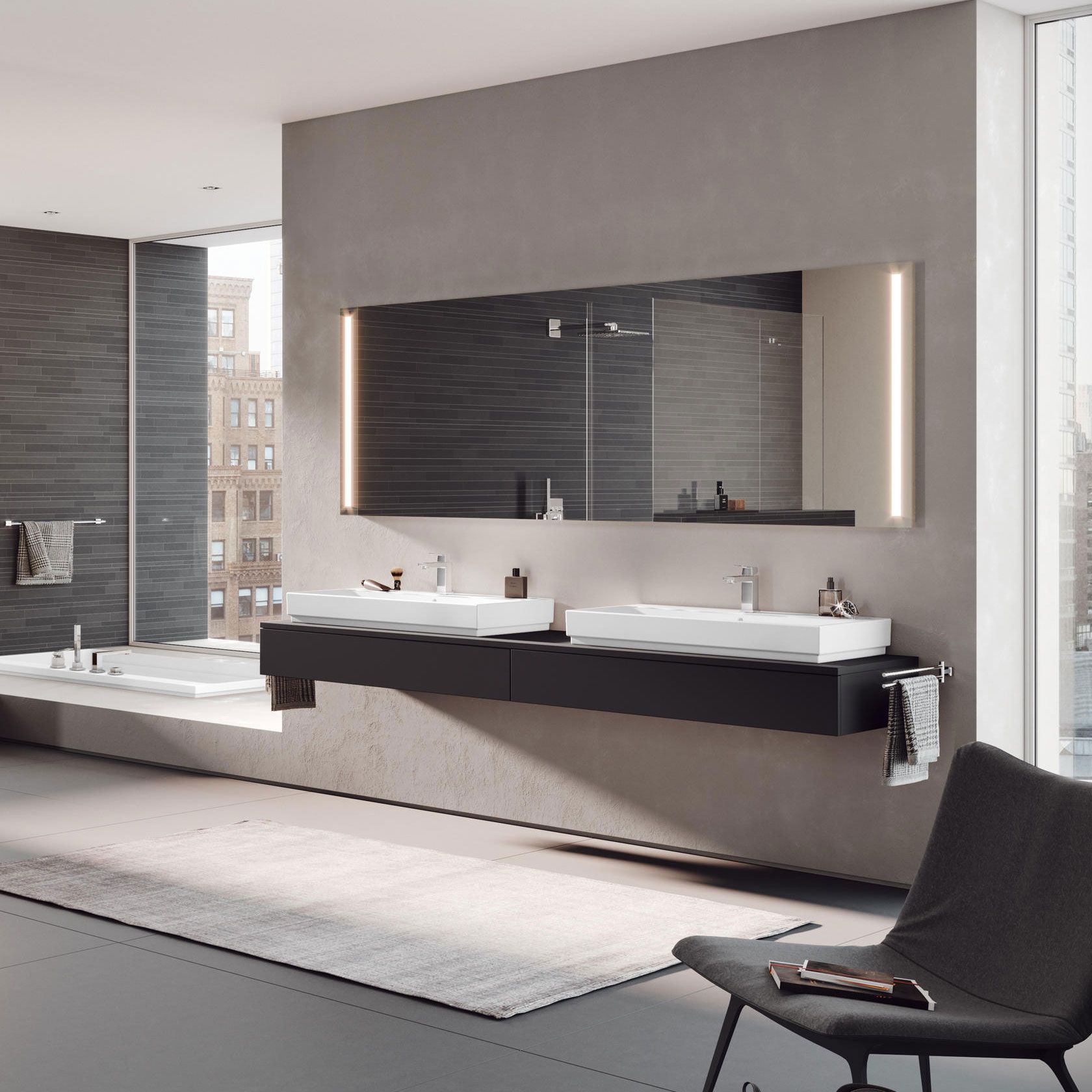 Раковина Grohe Cube Ceramic 3947500H - 2