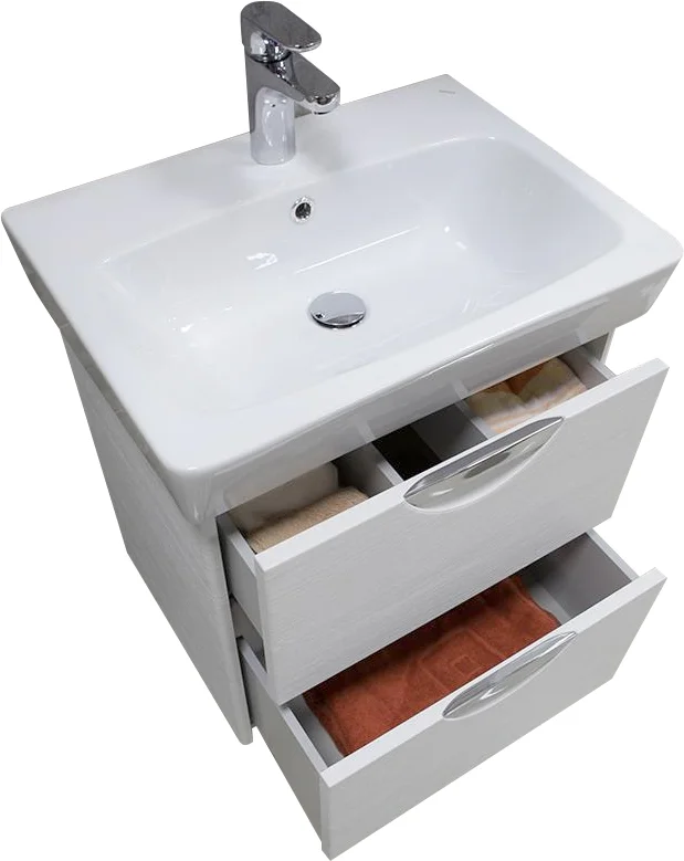 Тумба под раковину Aquaton Сильва 50 светлое дерево 1A211701SIW70 - 1