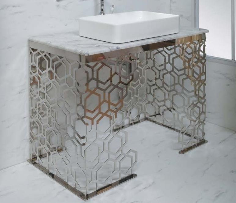 Консоль под раковину Armadi Art Aura 110 хром  891-CR - 0