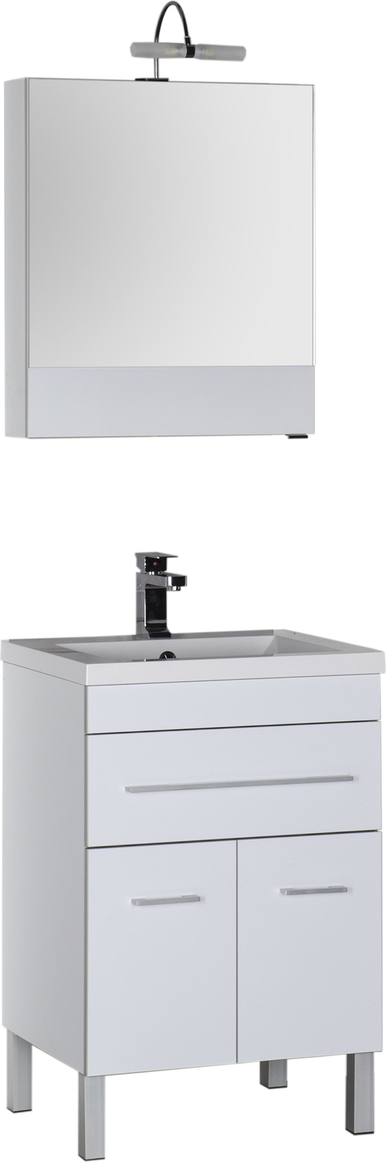 Мебель для ванной Aquanet Верона 58 белая, 1 ящик, 2 двери 182507 - 8