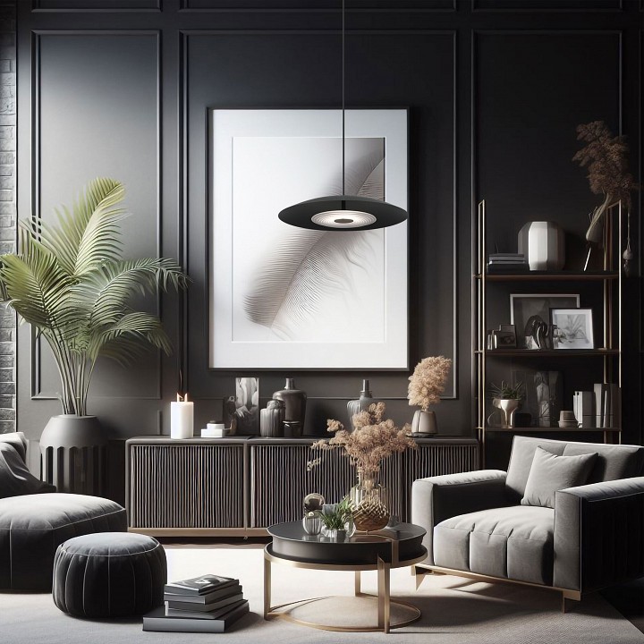 Подвесной светильник Eurosvet Kontur 90328/1 черный - 3