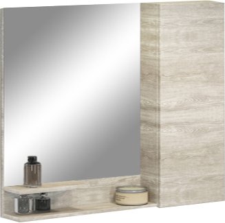 Зеркало-шкаф Comforty Верона 90 дуб белый 00004136714 - 1