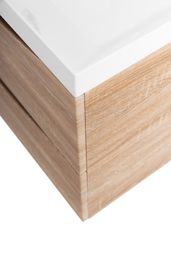 Тумба с раковиной Belbagno Marino 60 светлое дерево  - 7