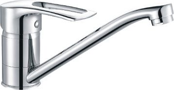 Смеситель для кухонной мойки Rossinka  хром  T40-21 - 0