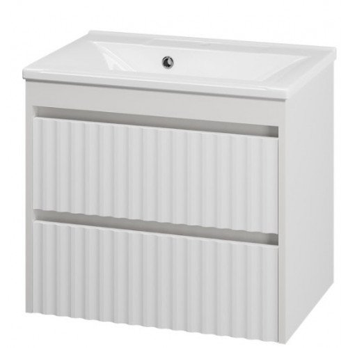 Тумба под раковину Brevita Balaton 65 белый  BAL-06065-01-01П2Я - 2