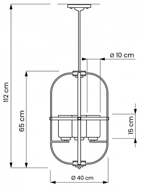 Люстра на штанге LUMINA DECO Monterey LDP 1141-4 BK+MD - 5