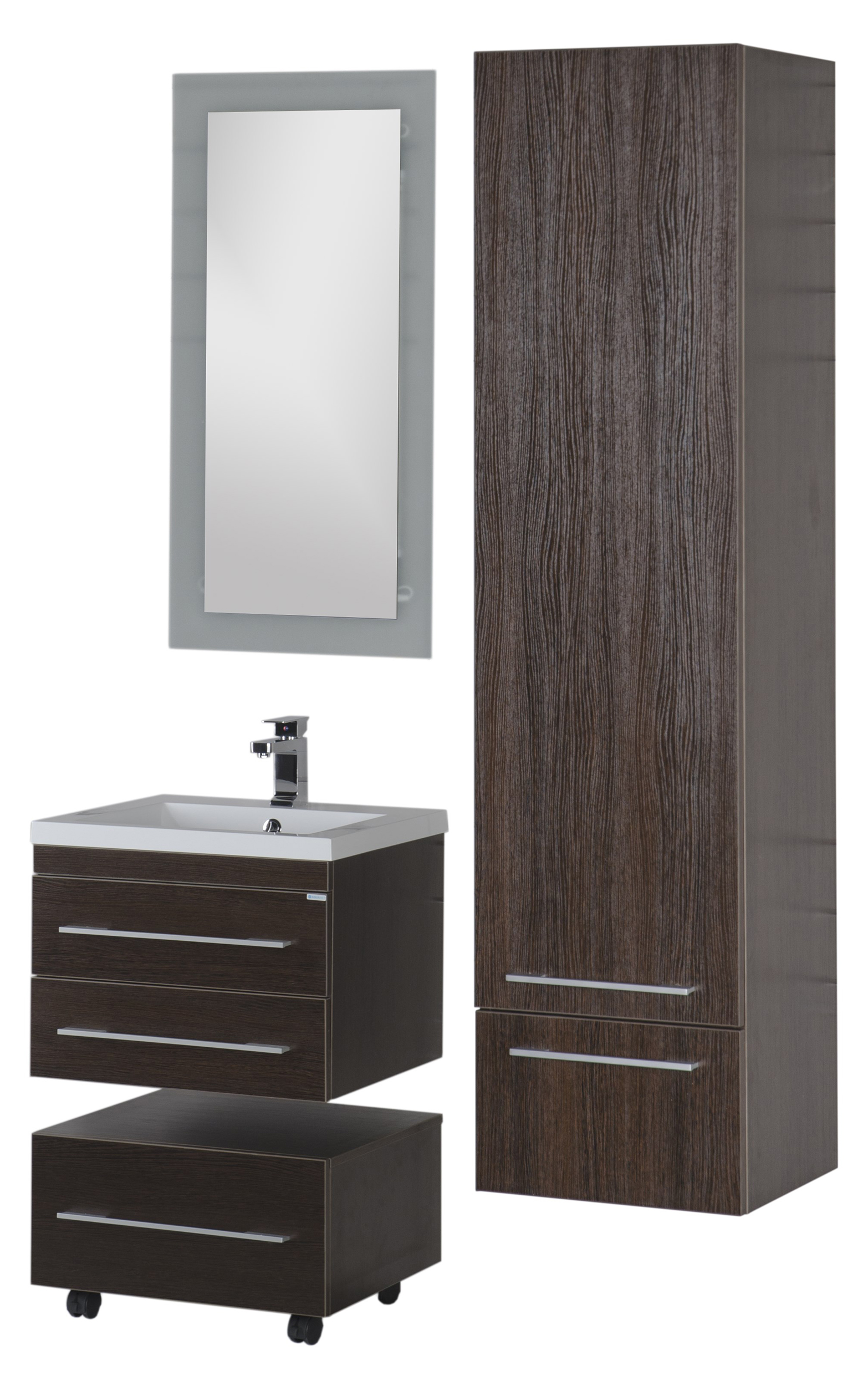 Тумба Aquanet Нота 58 подкатная венге 00170744 - 24