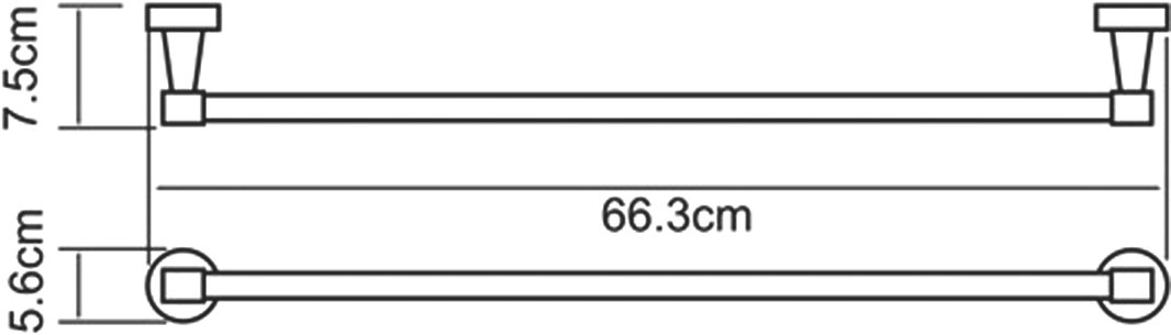 Полотенцедержатель Wasserkraft Isen K-4030 - 2