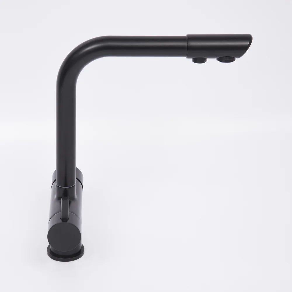 Смеситель для кухни Wasserkraft черный матовый A8367 - 2