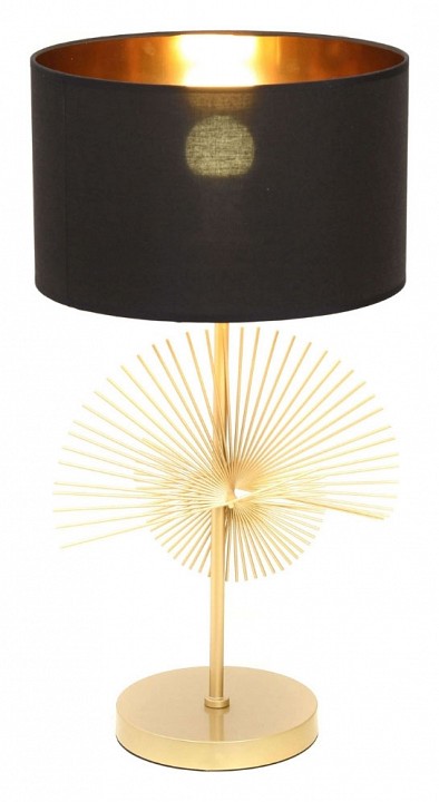 Настольная лампа декоративная LUMINA DECO Fabi LDT 5534 GD+BK - 1