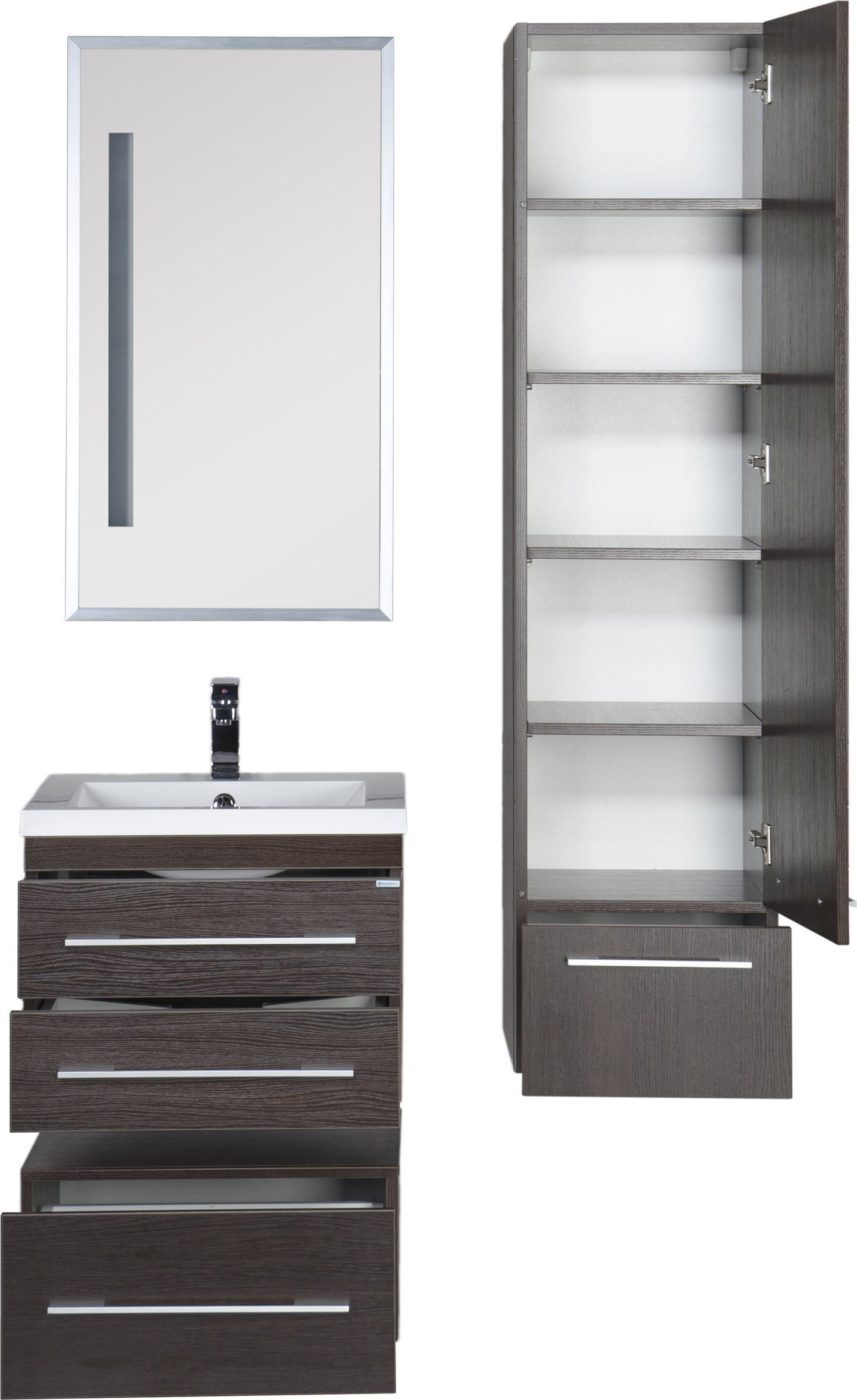 Тумба для комплекта Aquanet Нота 58 венге 00171484 - 32