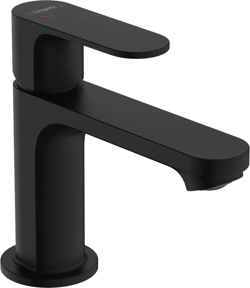 Смеситель для раковины Hansgrohe Rebris S черный матовый 72584670 - 0
