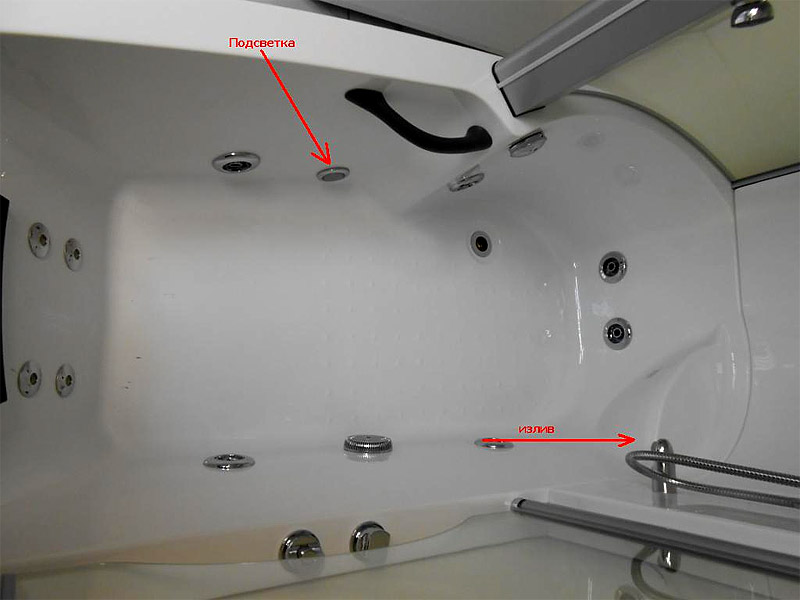 Акриловая ванна Gemy 170x85 см G8040 B L - 9