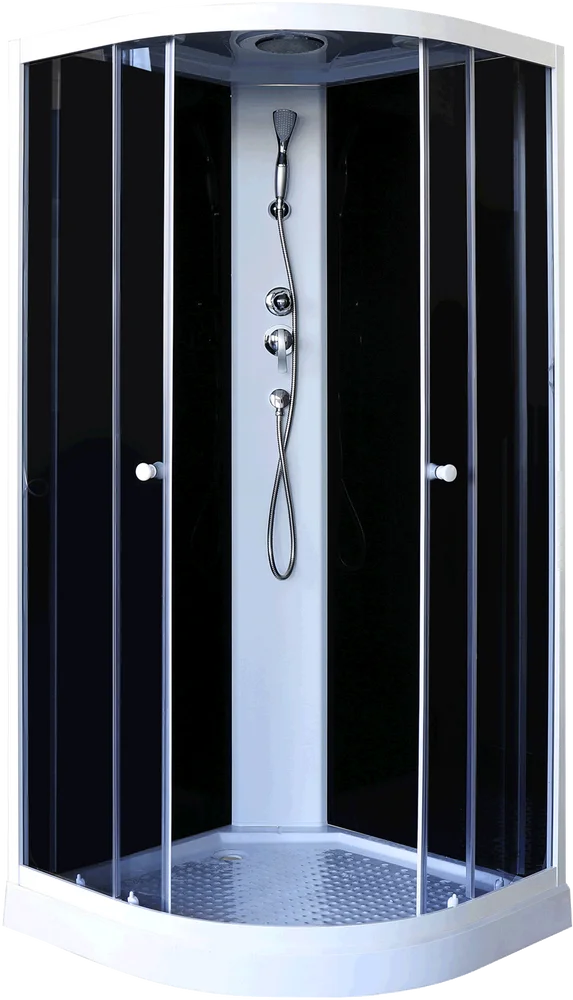 Душевая кабина Parly Classic 100х100 белая стекло тонированное EC1031 - 0