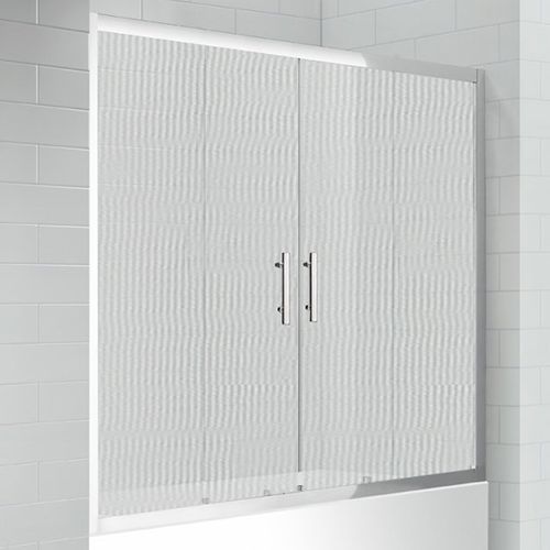 Шторка на ванну Cezares Eco O VF 2 170/145 P Cr стекло punto ECO-O-VF-2-170/145-P-Cr - 0