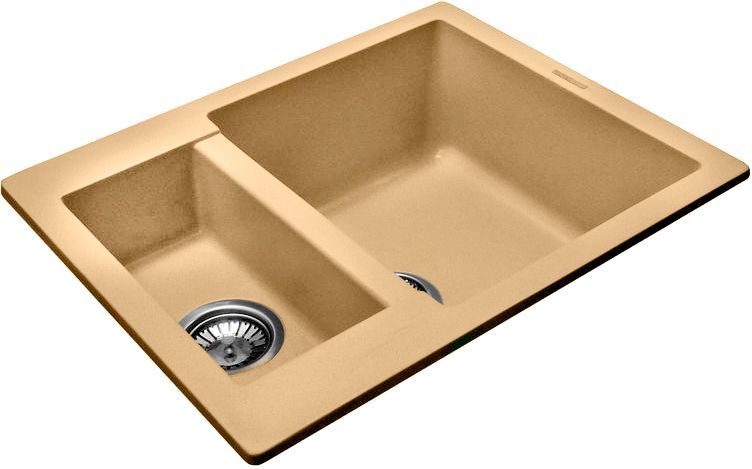 Мойка кухонная Lava D1 светлый беж D1.DUN - 1