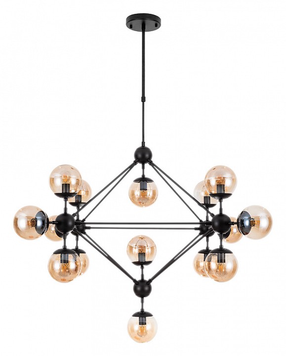 Подвесная люстра Arte Lamp Bolla A1664SP-15BK - 0