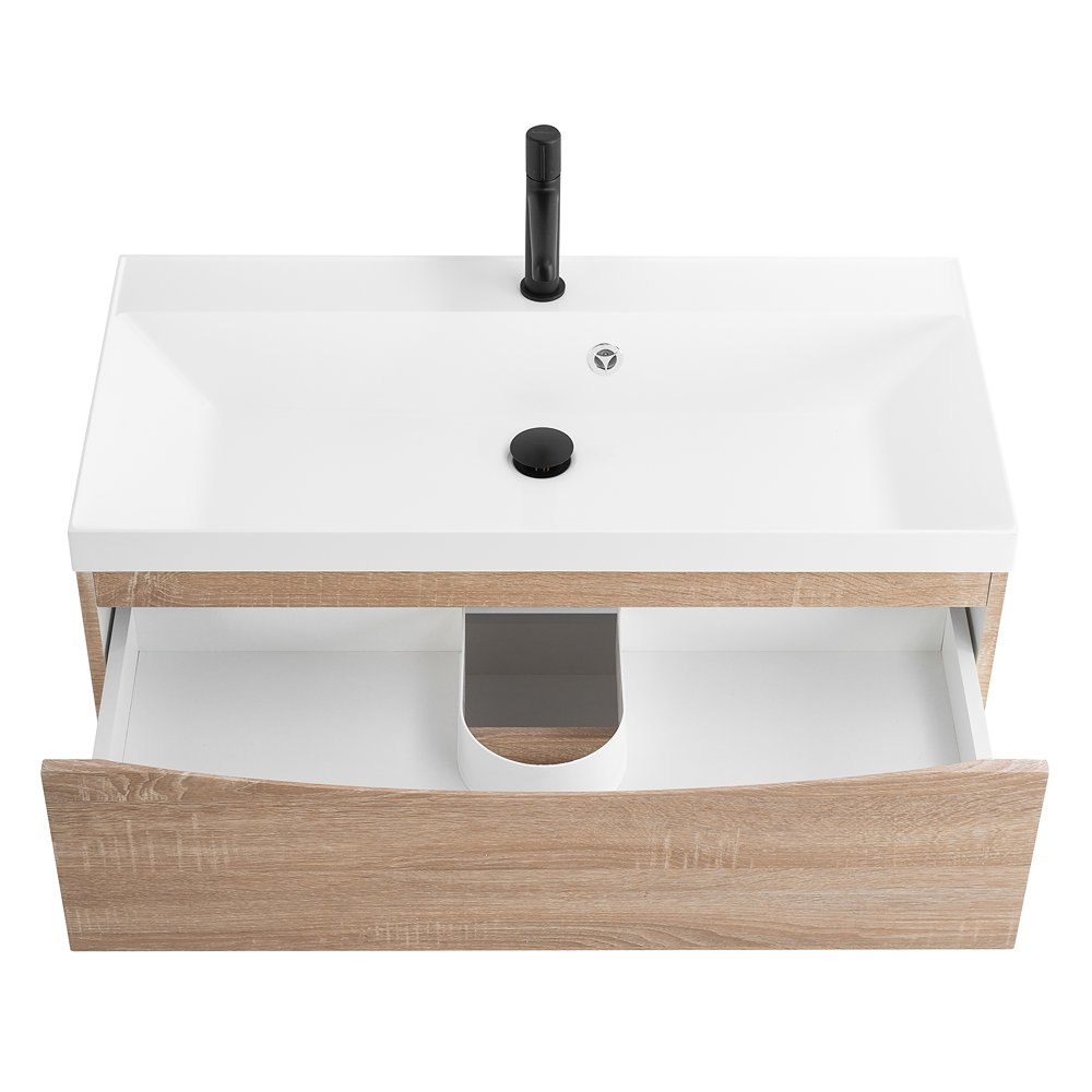 Комплект мебели Belbagno Marino 80 светлое дерево - 10