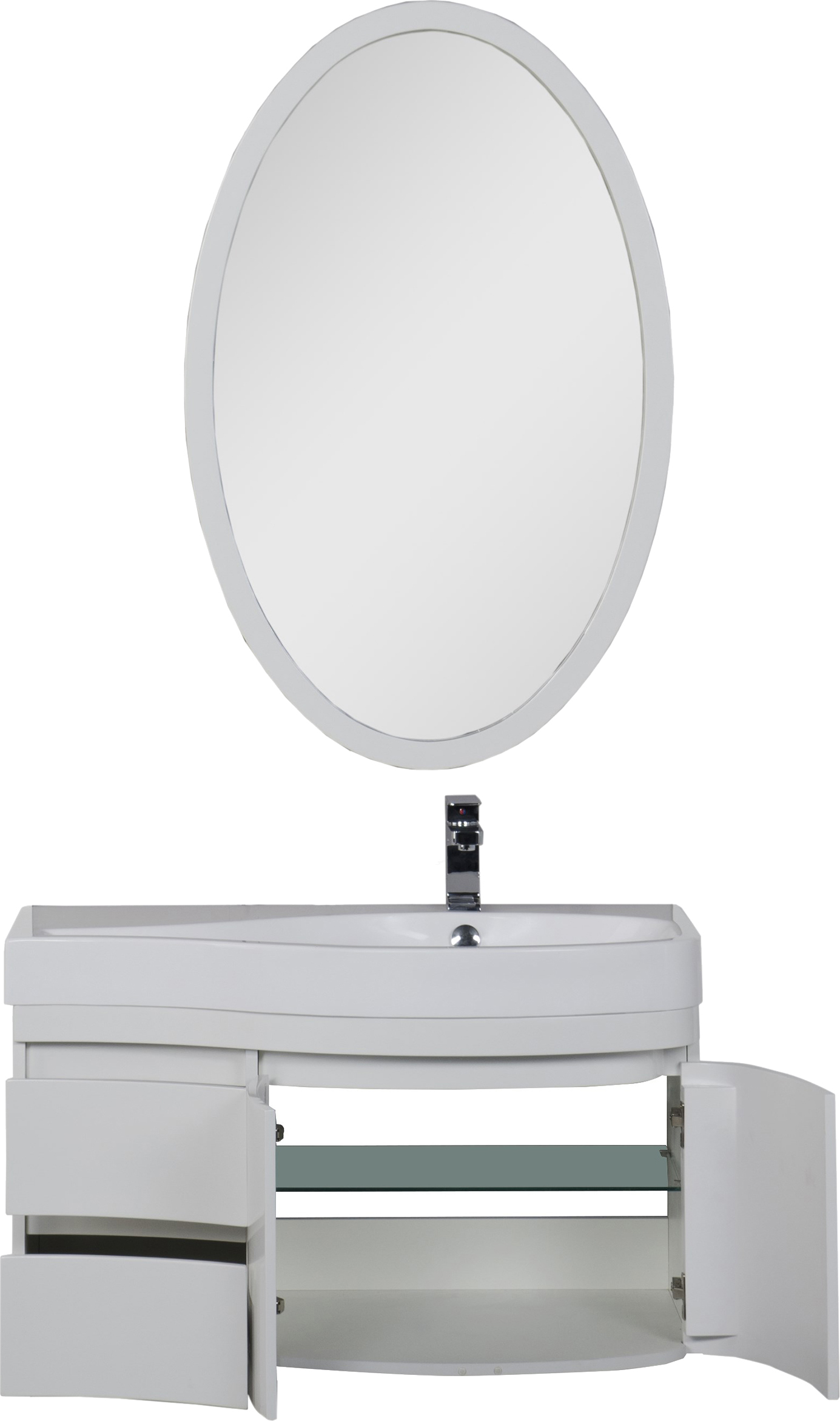 Тумба для комплекта Aquanet Сопрано 2-95 белая R 169633 - 5